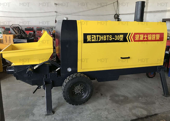Небольшой трейлер машины Shotcrete MDT-30 установил конкретный насос