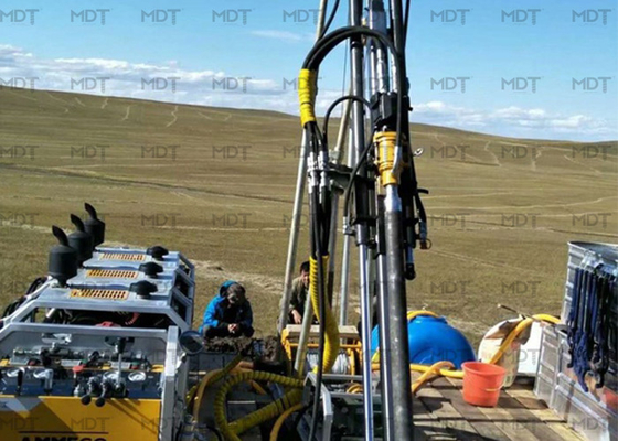 Снаряжение алмазного сверла снаряжения бурения керна испытания почвы 55KN портативное