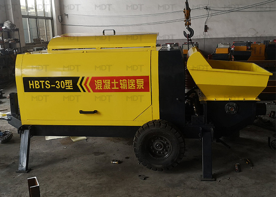 Небольшой трейлер машины Shotcrete MDT-30 установил конкретный насос