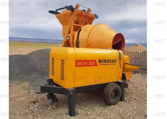 Бетонный насос на прицепе MEGA DRILLTECH мощностью 15 м³/ч